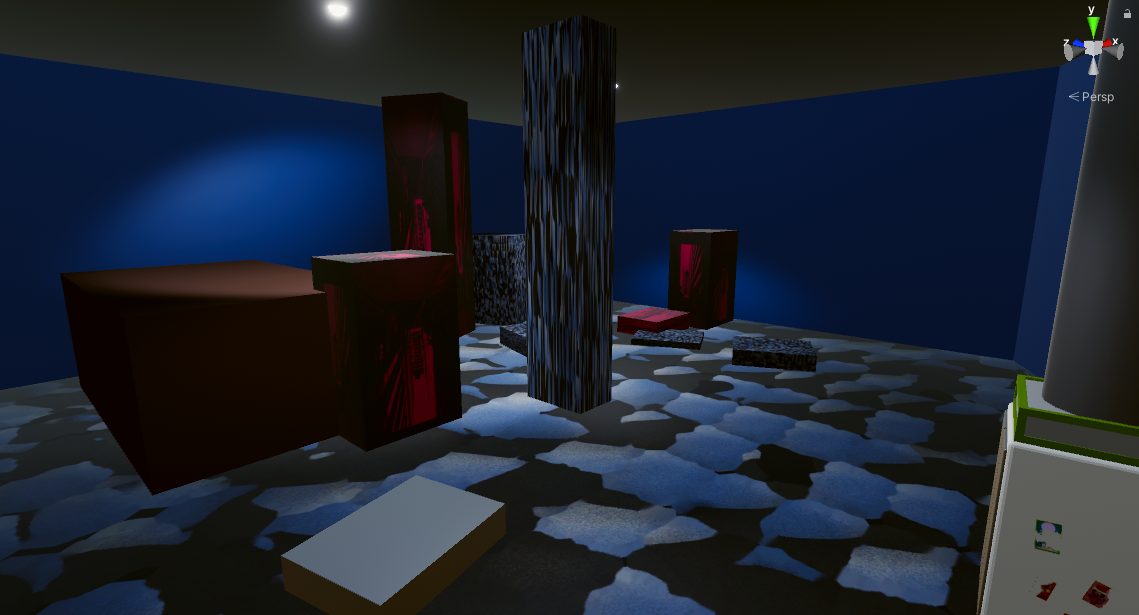 sad image of key room with a lot of random textures